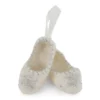 Gry & Sif Weihnachtsbaumschmuck „Ballettschuhe weiß mit Schneeflocke“