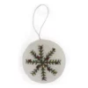 Gry & Sif Weihnachtsbaumschmuck „Christbaumkugel mit Schneeflocke“