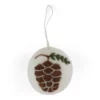 Gry & Sif Weihnachtsbaumschmuck „Christbaumkugel mit Tannenzapfen“