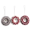 Gry & Sif Weihnachtsbaumschmuck „Kränze“ 3er-Set, ø3cm