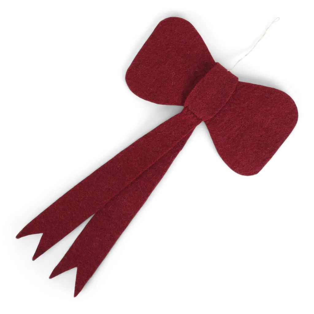 Gry & Sif Weihnachtsbaumschmuck „Schleife rot groß“