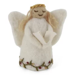 Gry & Sif „Engel mit Buch und Stickerei “ 8x4cm