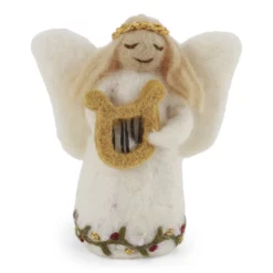 Gry & Sif „Engel mit Harfe und Stickerei “ 8x4cm