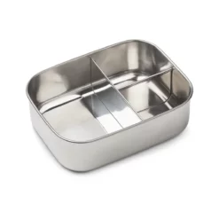 Liewood Arthur Lunchbox „Around the world / Sandy“, Edelstahl mit Silikon-Deckel