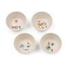 Liewood Kinder-Schüssel Cees „All together / Sandy“ aus PET, 4er-Set