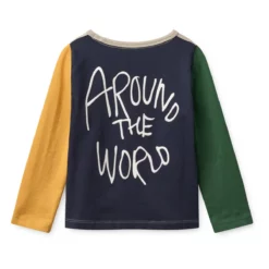 Liewood Langarm Kinder-T-Shirt Apia „Panda / Mist / Classic navy multi mix“