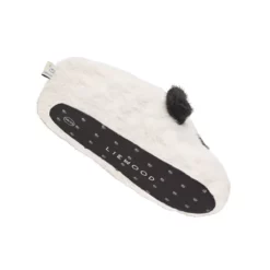 Liewood Plüsch Hausschuhe Aviaja „Panda / Sandy / Dark grey“