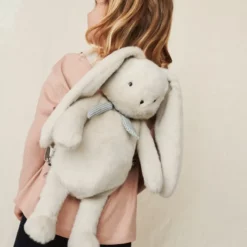 Liewood Plüsch Rucksack Dayana „Hase Nebelgrau“ für Kita bis Vorschule