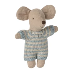 Maileg Babymaus in Tragetasche - Blau