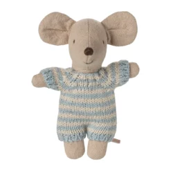 Maileg Babymaus in Tragetasche - Blau