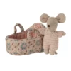 Maileg Babymaus in Tragetasche - Rose