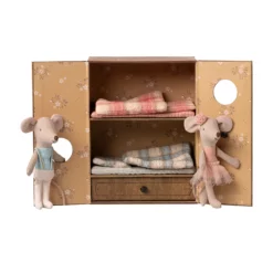 Maileg Ballettmäuse im Tanzstudio, Kleine Schwester und kleiner Bruder