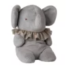 Maileg Elefant Plüsch, Groß - Blau/grau, H45cm