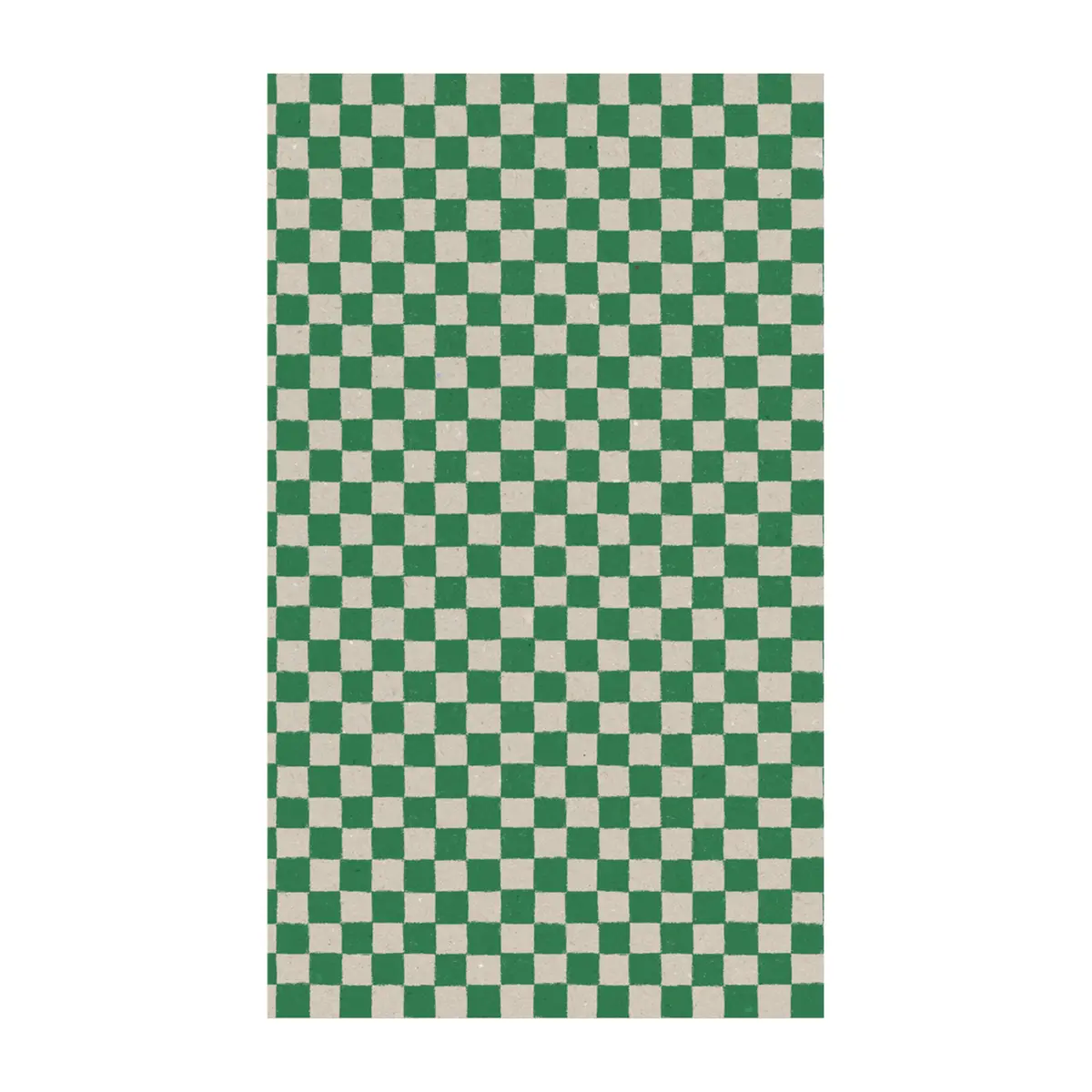 Maileg Geschenkpapier, 10 m - Karo - Grün
