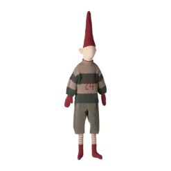 Maileg Pixy, Gr. 6 - Weihnachtswichtel Jungen - Strickpullover, H106cm