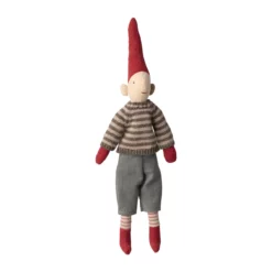 Maileg Pixy, Größe 1 - Weihnachtswichtel Jungen - Strickpullover, H26cm