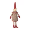 Maileg Pixy, Größe 2 - Weihnachtswichtel Mädchen - Strickkleid, H31cm