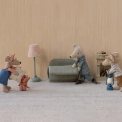 Maileg Puppenhaus Vintage Stehleuchte, Maus - Mint