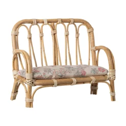 Maileg Rattan-Couch, Groß - Natur, 27x30x18cm