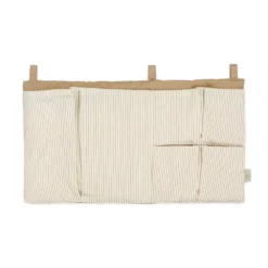Cam Cam Betttasche „Classic Stripes Camel“, OCS, 42x24cm
