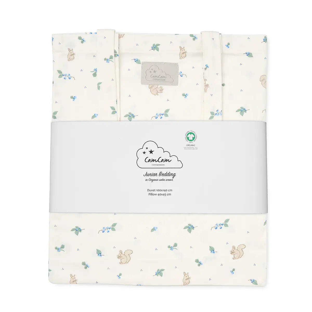 Cam Cam Bettwäsche „Blueberries“ – 140x200cm / 60x65cm – Bild 2