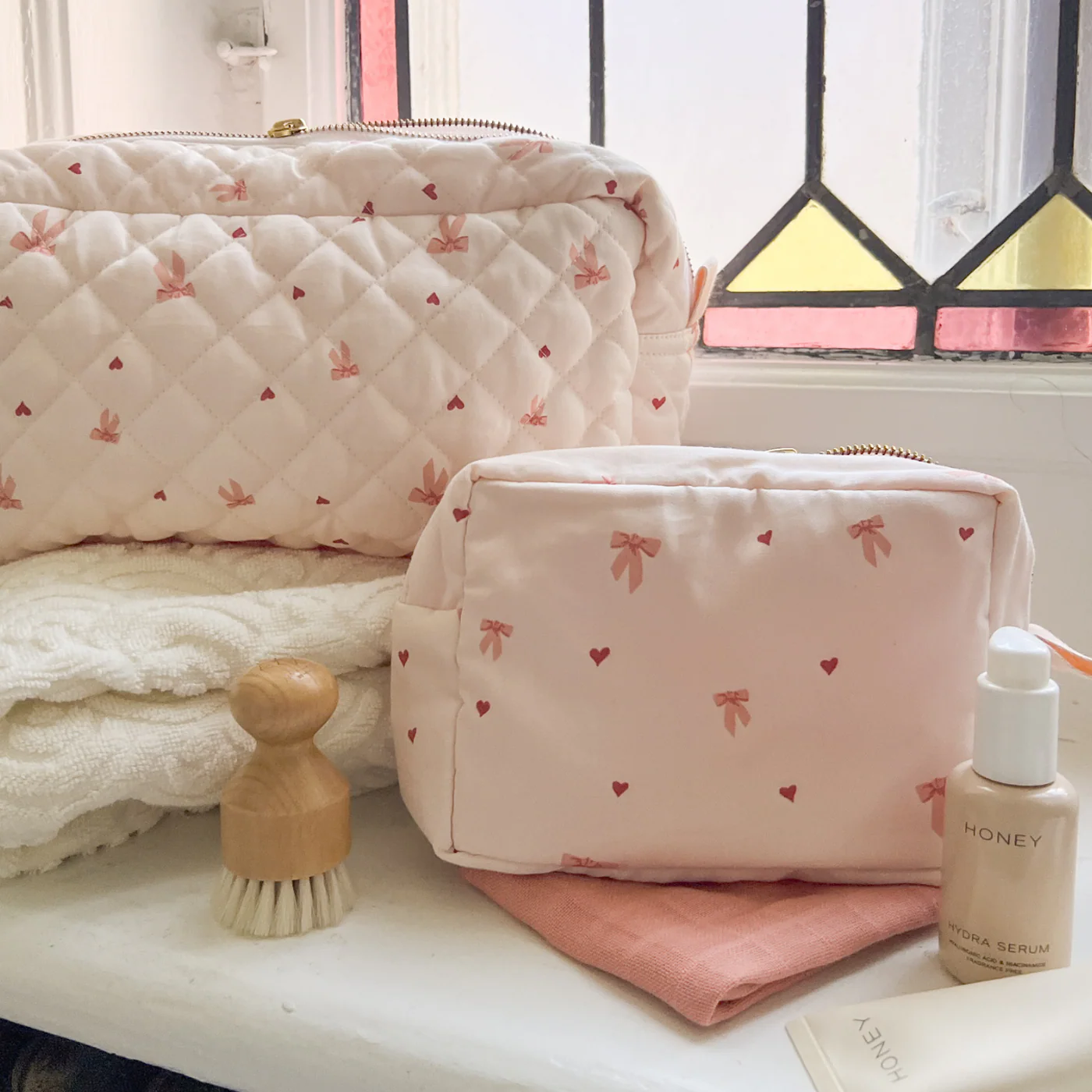 Cam Cam Kosmetiktasche „Bows“, OCS, 27x16x12cm