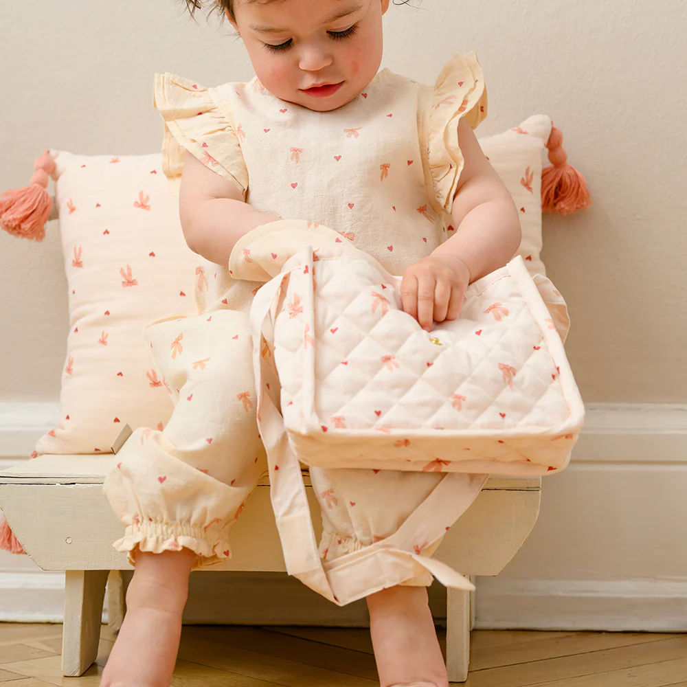 Cam Cam Puppen-Wickeltasche „Bows“, OCS