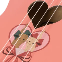 Konges Sløjd Spielzeug Ukulele „Bow Kitty“, FSC®-Holz