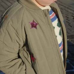 Konges Sløjd Bomberjacke Juno „Kalamata“ mit Pailletten