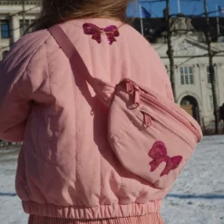 Konges Sløjd Bomberjacke Juno „Rosette“ mit Pailletten