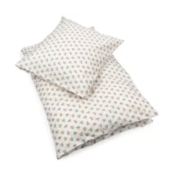 Konges Sløjd Erwachsenen-Bettwäsche-Set „Verona Blues“, 140X200cm / 65x60cm