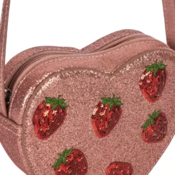 Konges Sløjd Herz-Glitzertasche für Kinder „Tut / Sirocco“