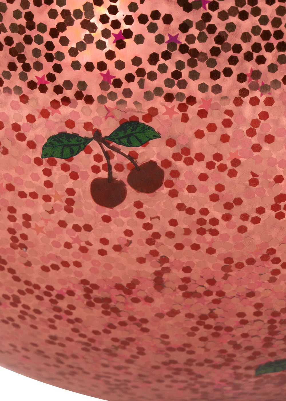 DELISTED Konges Sløjd Hüpfball „Glitzer / Cherry“, Ø50 cm – Bild 3