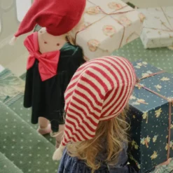Konges Sløjd Kinder Weihnachtsmütze „Christmas Stripes“