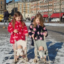 Konges Sløjd Puppen-Buggy „Smoke Pine Check“