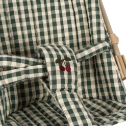 Konges Sløjd Puppen-Buggy „Smoke Pine Check“