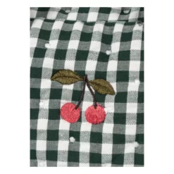 Konges Sløjd Puppen Wickeltasche „Green Check“