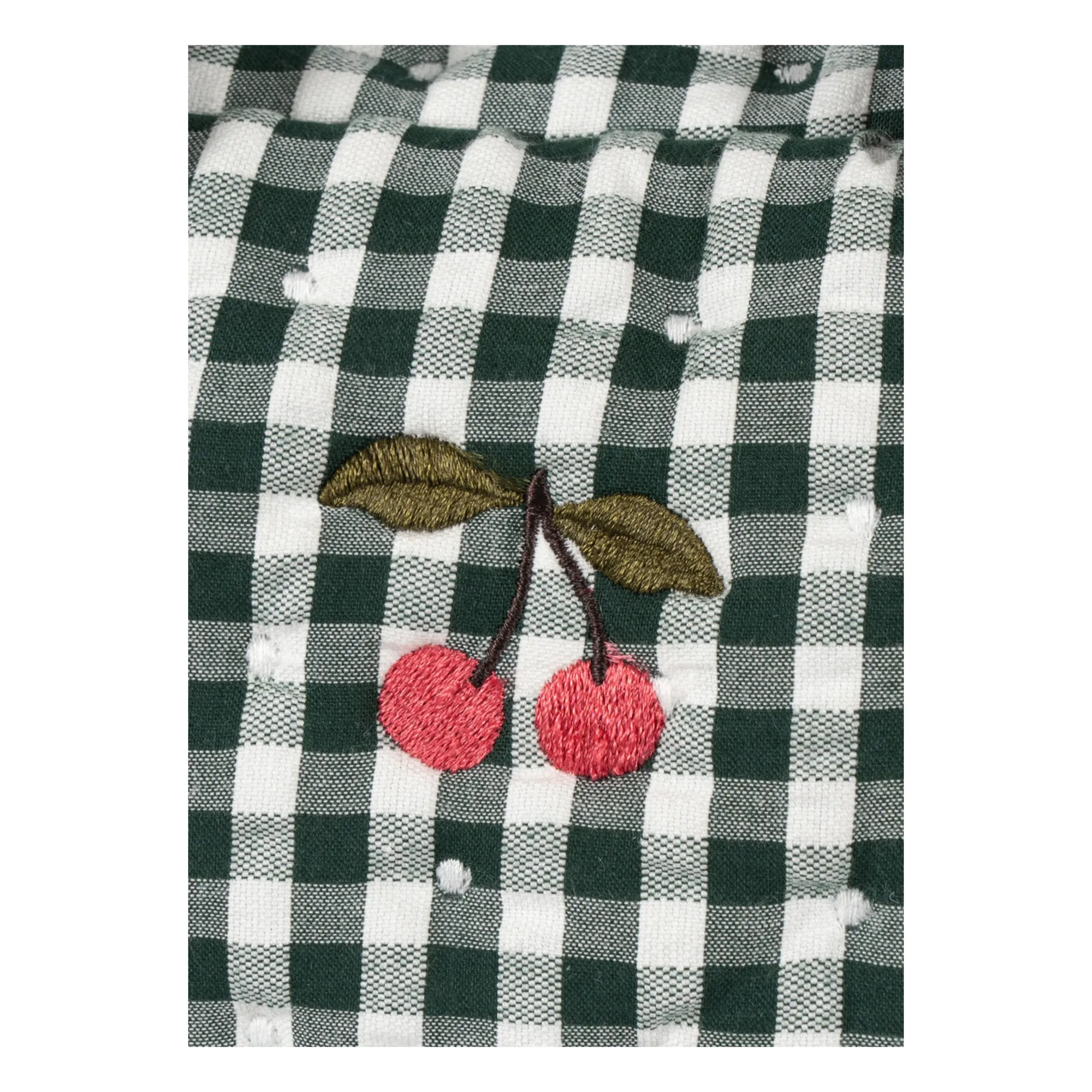 Konges Sløjd Puppen Wickeltasche „Green Check“