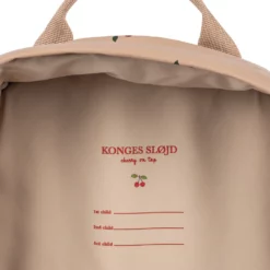 Konges Sløjd Regen Kinderrucksack „Cherry“, Midi