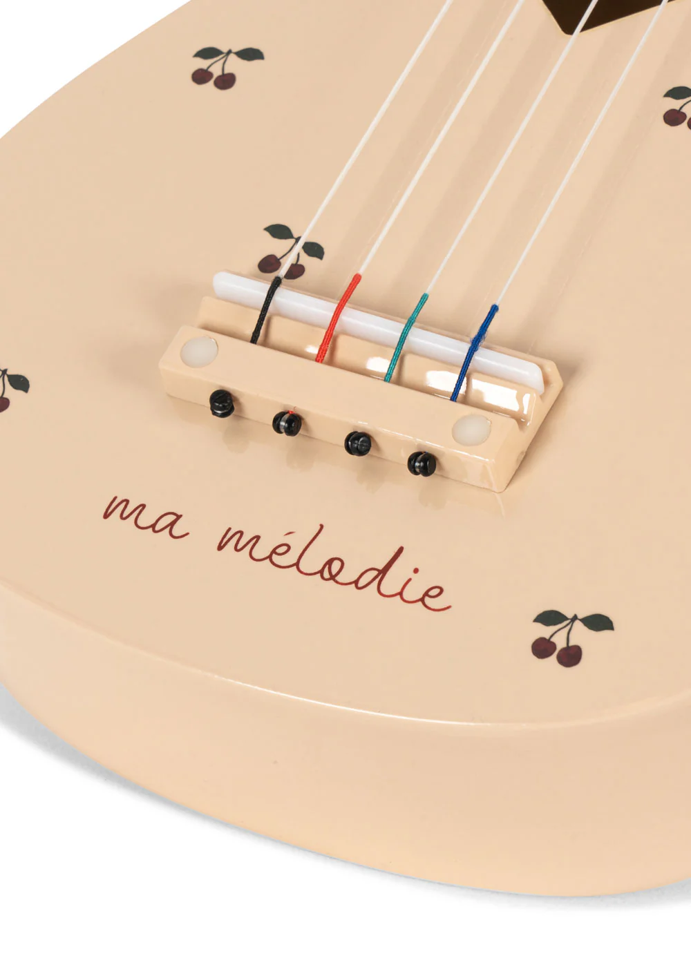 Konges Sløjd Spielzeug Ukulele „Cherry / Glossy“, FSC®-Holz