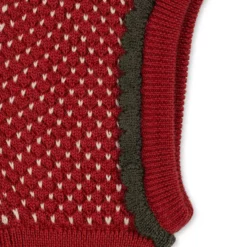 Konges Sløjd Wintermütze „Strawberry / True Red“ Balaclava
