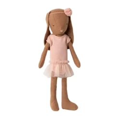 Maileg Hase, Schokobraun, Ballettanzug & Rock rosa, Gr. 1 - 21cm