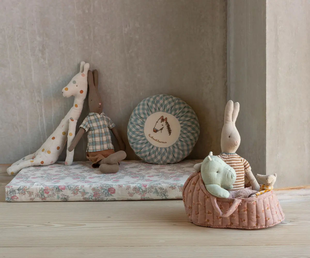 Maileg Kissen, rund, Pony, ø26cm