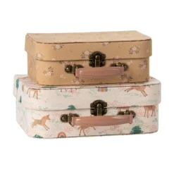 Maileg Kofferset mit Stoff „Einhorn“, 2 Stk.