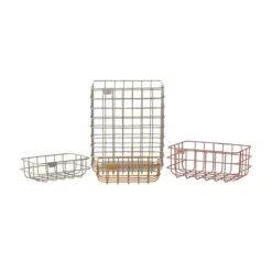 Maileg Korbset aus Metall, 4-teilig