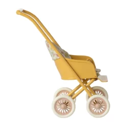 Maileg Puppen-Kinderwagen „Gelb“ Micro, H13cm
