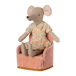 Maileg Puppenhaus Sessel für Mäuse „rosa“