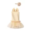 Maileg Puppenkleidung Ballettanzug und Rock, creme, Gr. 1