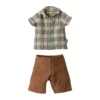 Maileg Puppenkleidungs-Set, Hemd und Hose für Hasen (Größe 3)