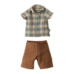 Maileg Puppenkleidungs-Set, Hemd und Hose für Hasen (Größe 3)